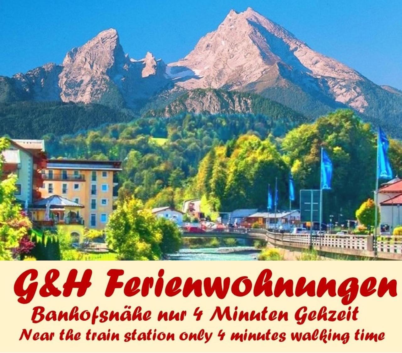 G & H Ferienwohnungen Appartement Untersberg Berchtesgaden Esterno foto